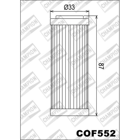 Champ Oil Filter - COF552 - KTM/Husqvarna