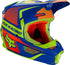 Fox Racing Youth V1 Oktiv ECE Helmet - Fluorescent Blue