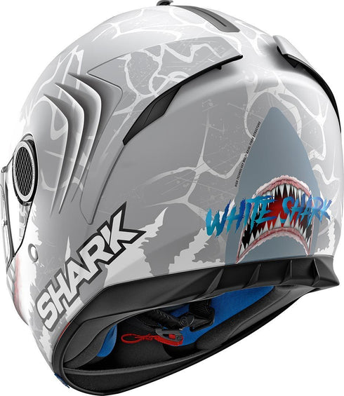 Shark Spartan Lorenzo Helmet - Grey/White Matt SWA