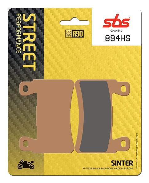 SBS FA296 Sintered Street Brake Pads - Front 894HS