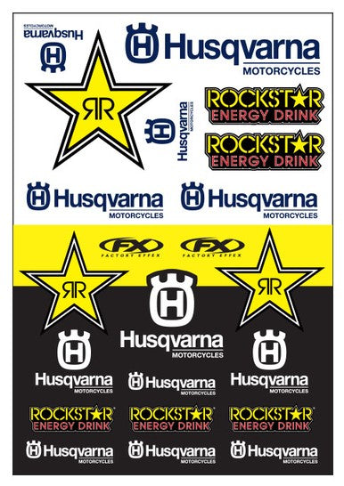 FX Husqvarna Racing Universal Sticker Kit