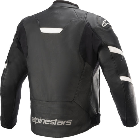 Alpinestars Faster V2 Leather Jacket - Black/White