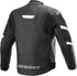 Alpinestars Faster V2 Leather Jacket - Black/White