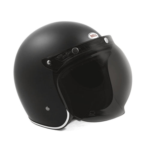 Bell Custom 500 3-Snap Bubble Shield - Dark Smoke