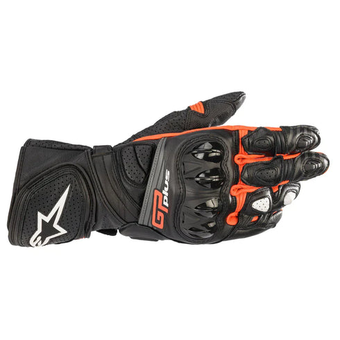 Alpinestars GP Plus R V2 Gloves - Black/Red Fluo