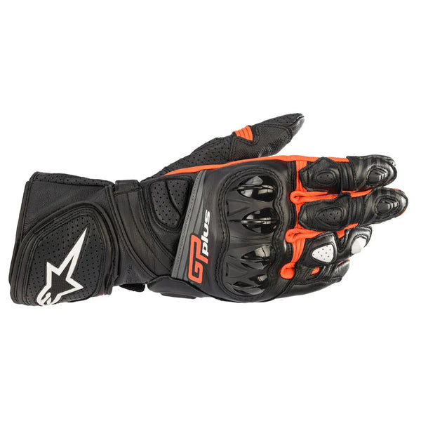 Alpinestars GP Plus R V2 Gloves - Black/Red Fluo