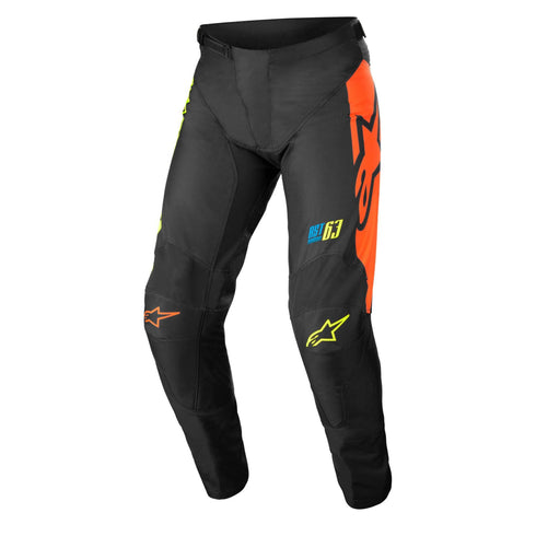 Alpinestars 2022 Racer Compass Pants Black/Fluo Yellow/Coral