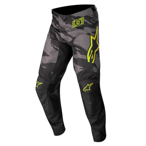 Alpinestars Racer Tactical Youth Pants 2022 - Black/Grey Camo/Fluo Yellow
