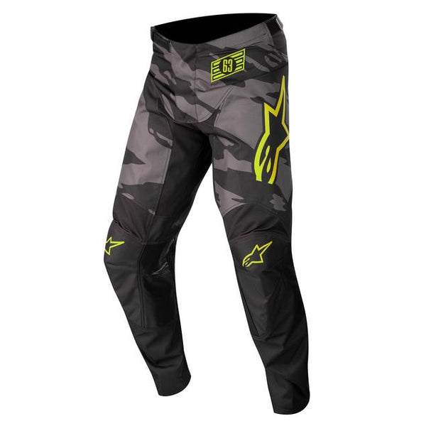 Alpinestars Racer Tactical Youth Pants 2022 - Black/Grey Camo/Fluo Yellow