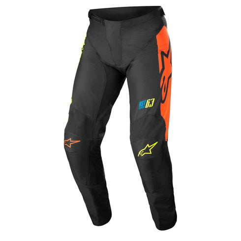 Alpinestars 2022 Youth Racer Compass Pants Black/Fluo Yellow/Coral
