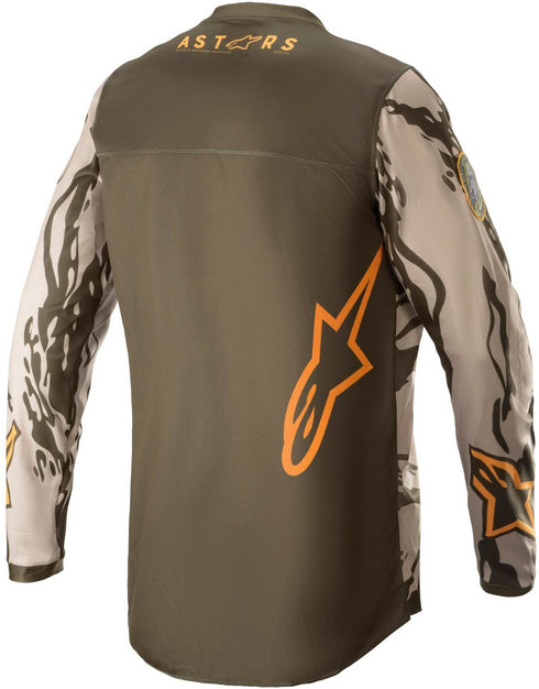 Alpinestars Racer Tactical Jersey - Military Sand Camo/Tangerine