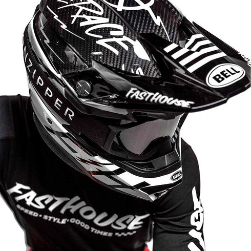 Bell Moto-10 Spherical Fasthouse DID Helmet - Black