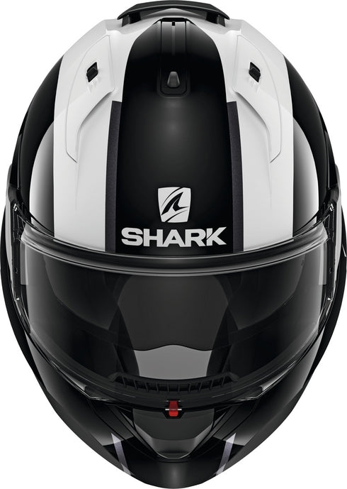 Shark Evo-ES Endless Helmet - White/Black/Red WKR