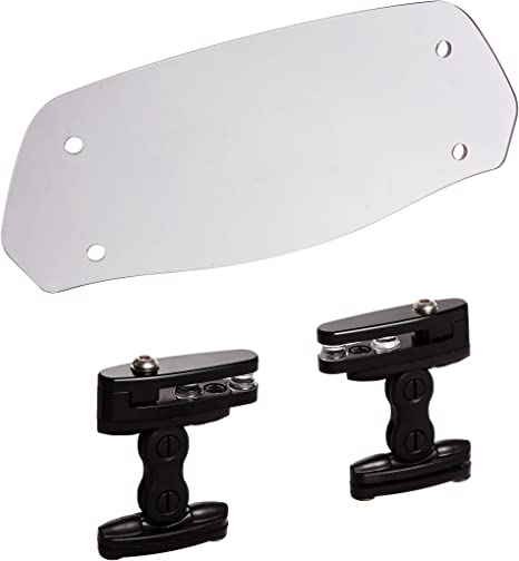 Multi Adjustable with Clip on Bracket Screen Extender - Light Smoke (230mm)