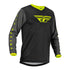Fly Racing 2023 F-16 Jersey - Black/Grey/Hi-Viz