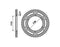 PBR REAR SPROCKET 4398 42T