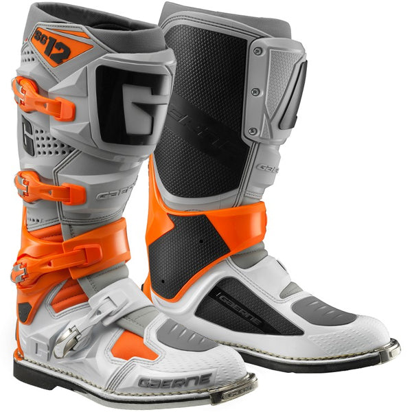 Gaerne SG-12 MX Boots - Orange/Grey