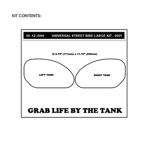 Stomp Grip Universal Oval Tank Kit - Large