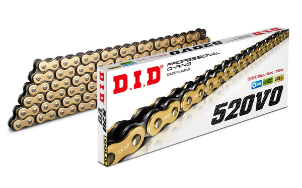 D.I.D 520-120 VO Chain - Gold/Black