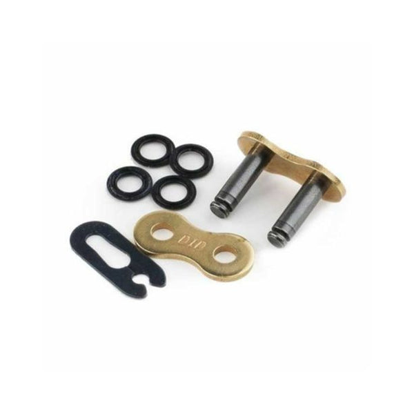 D.I.D 520-120 VO O-Ring Clip - Gold/Steel