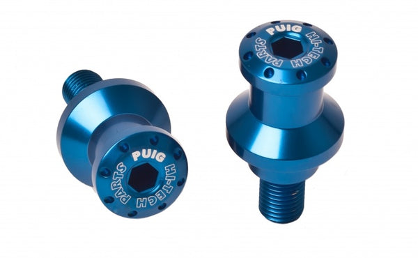 Puig 8MM Swing Arm Bobbins - Blue