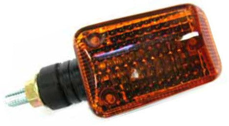 Motrix Indicator Set Mini Deco Light Short Stem - Black/Amber