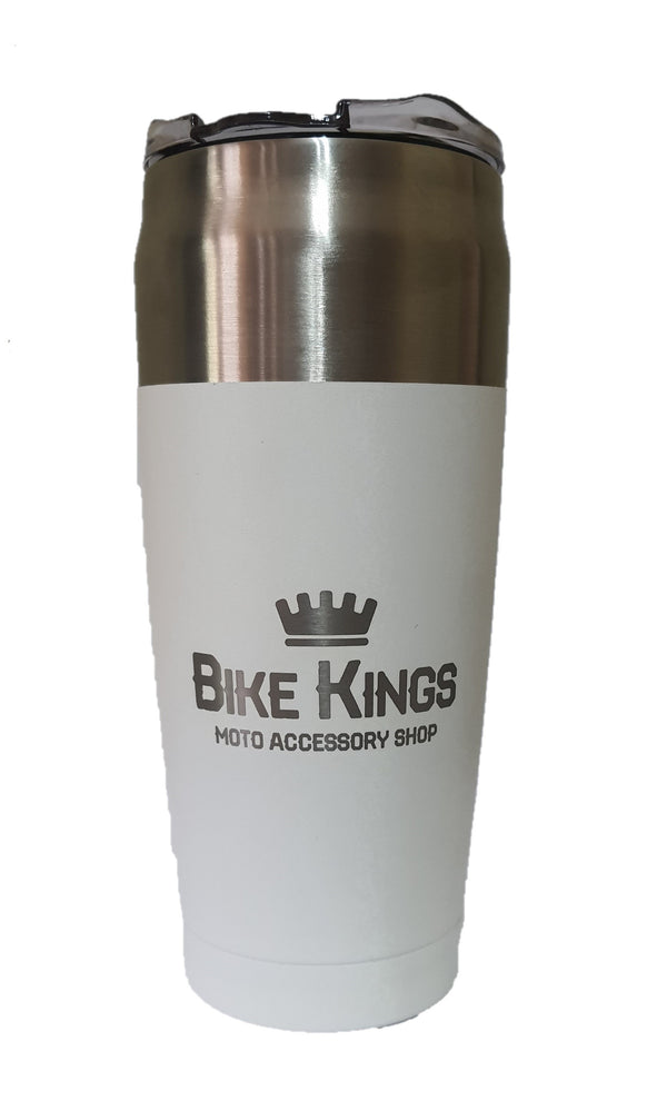 Lizzard Travel Mug 600ml - White (Engraved)