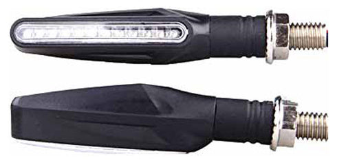 Motrix Indicator Set LED - Clear Lens/Black Bar