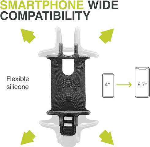 Interphone Silicone handlebar holder - Black