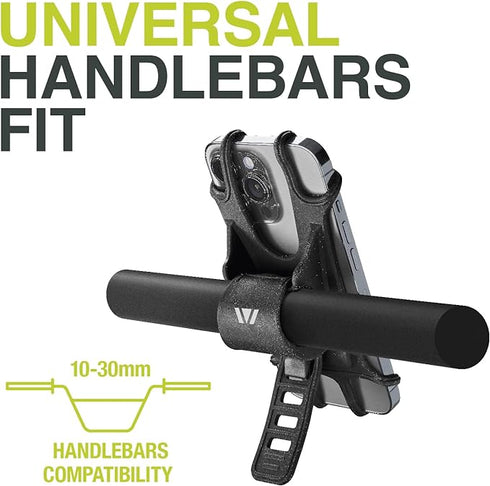 Interphone Silicone handlebar holder - Black