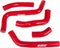 DRC Radiator Hose Kit GASGAS MC250F'21-/350F'22 Red