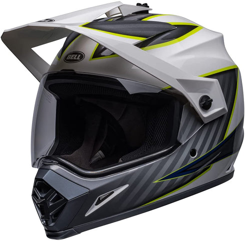 Bell MX-9 Adventure MIPS Dalton Helmet - White/Hi-Viz Yellow