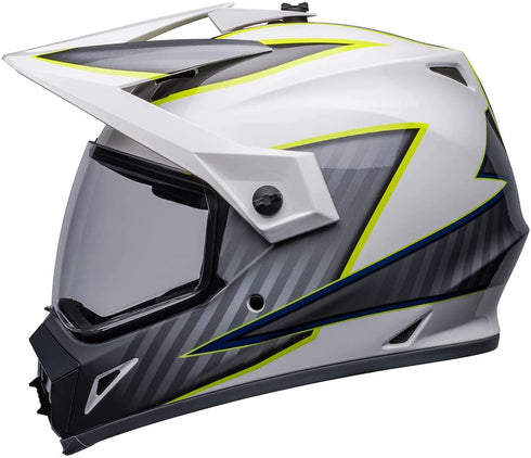 Bell MX-9 Adventure MIPS Dalton Helmet - White/Hi-Viz Yellow