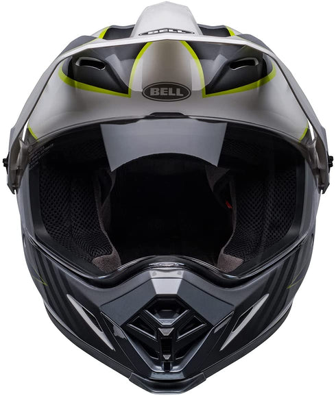 Bell MX-9 Adventure MIPS Dalton Helmet - White/Hi-Viz Yellow