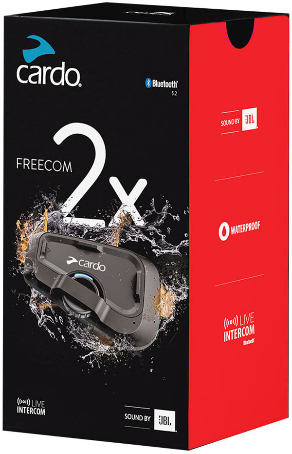 Cardo Freecom 2x Communication System - Single Pack