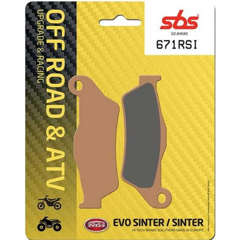 SBS FA181 RSI Sinter Brake Pads - Front/Rear