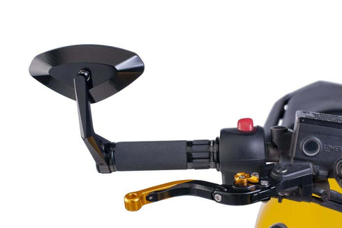 Universal Bar End Mirror - Black