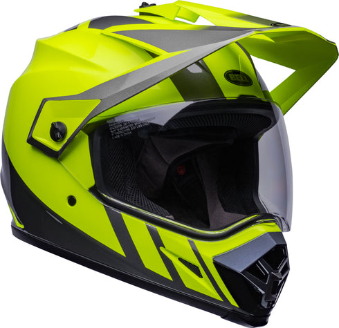 Bell MX-9 Adventure MIPS Dash Helmet - Hi-Viz Yellow/Grey