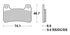 SBS FA390 HS Sinter Brake Pads - Front (Honda)