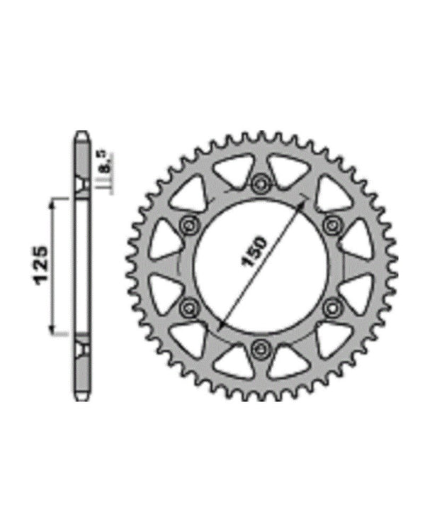 PBR 899-50 Rear Sprocket
