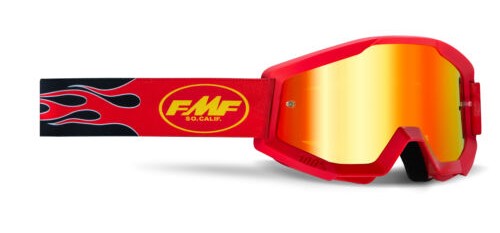 FMF Powercore Goggle - Flame Red Mirror