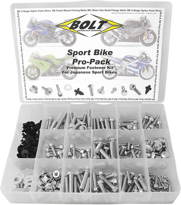 Bolt Motorcycle Hardware Japanese Sportbike Pro Pack