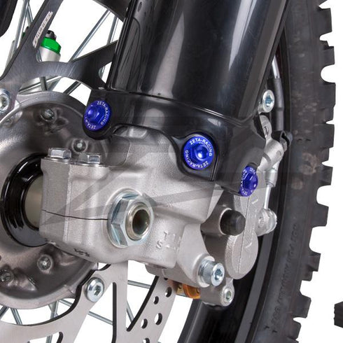 Zeta Fork Guard Bolt Set 6pc YAM BLU