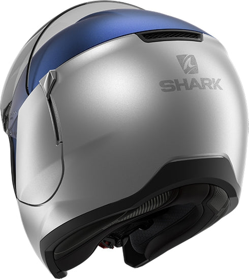 Shark EVOJET Dual Blank SBS - Matte Blue/Silver