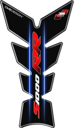 One Design Suzuki S1000RR Moon Tank Pad - Black/Blue/Red