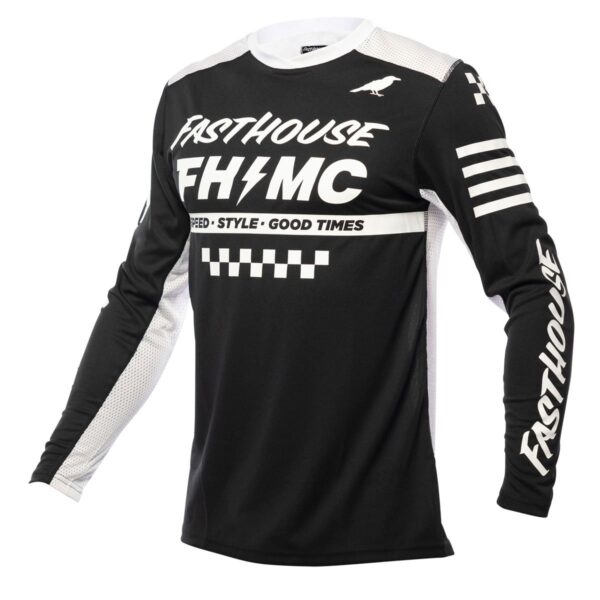 Fasthouse AC Elrod Youth Moto Jersey - Black