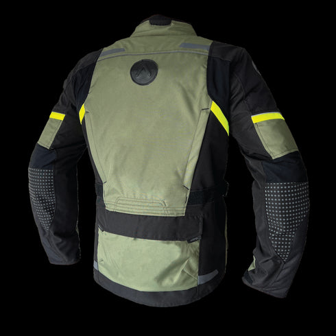 Arma Adventure Armadillo Jacket - Olive Green/Yellow