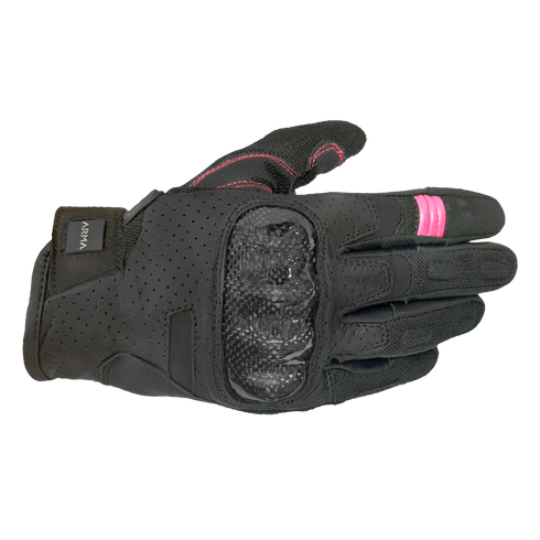 Arma Ladies Brigade Gloves - Black/Pink