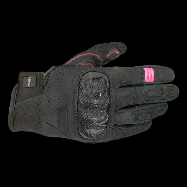 Arma Ladies Brigade Gloves - Black/Pink