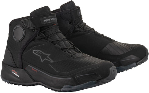 Alpinestars CR-X Drystar Riding Shoes - Black/Black